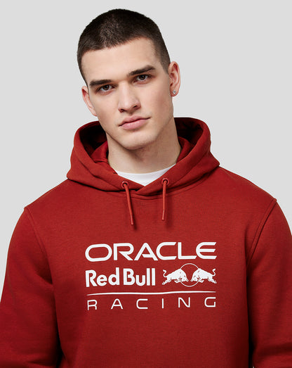 Oracle Red Bull Racing Unisex Core Overhead Hoodie - Mono Logo - Winery