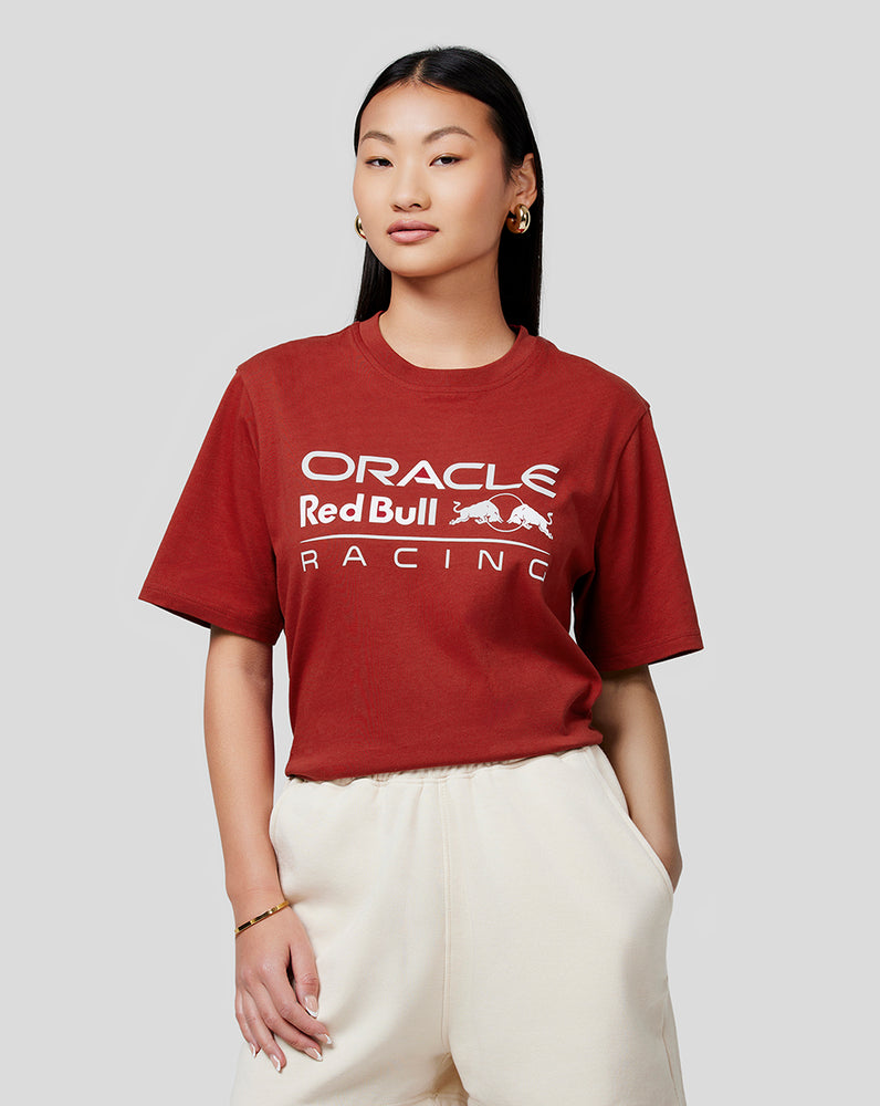 Oracle Red Bull Racing Unisex Large Front Mono Logo Tee - Winery