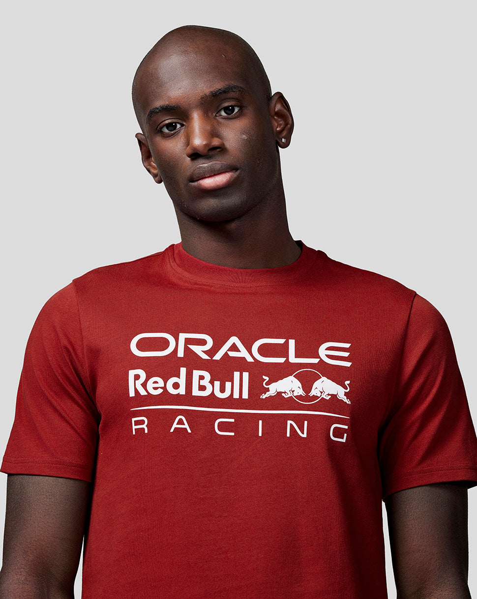 Oracle Red Bull Racing Unisex Large Front Mono Logo Tee - Winery - Winery
