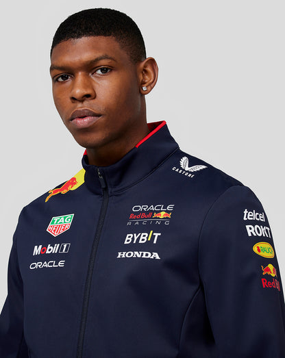 Oracle Red Bull Racing Unisex Official Teamline Soft Shell Jacket - Night Sky