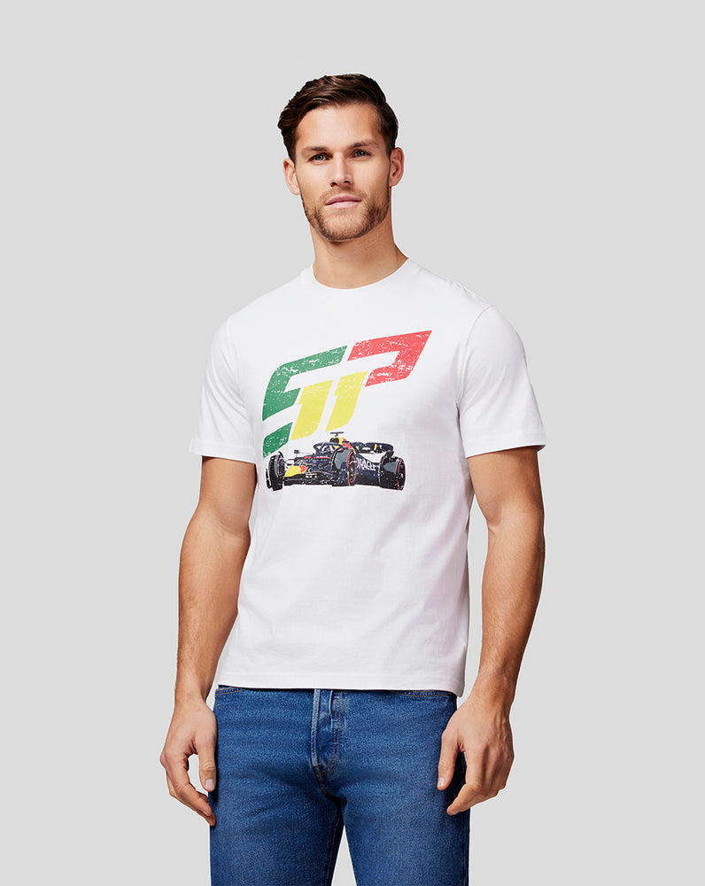 Oracle Red Bull Racing Unisex Checo Race Car Tee - Bright White