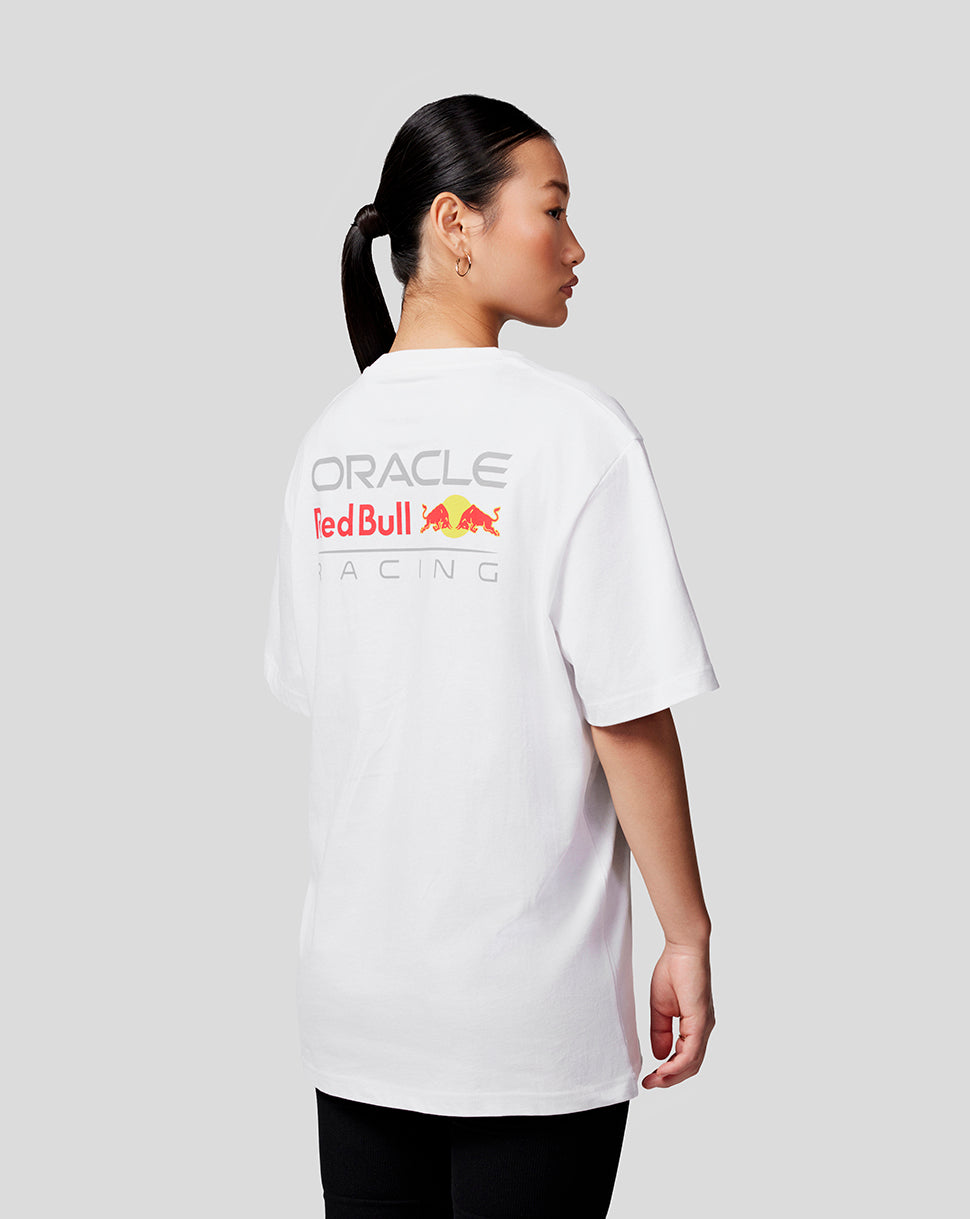 Oracle Red Bull Racing Unisex Checo Race Car Tee - Bright White