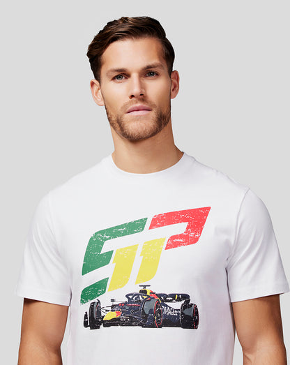 Oracle Red Bull Racing Unisex Checo Race Car Tee - Bright White