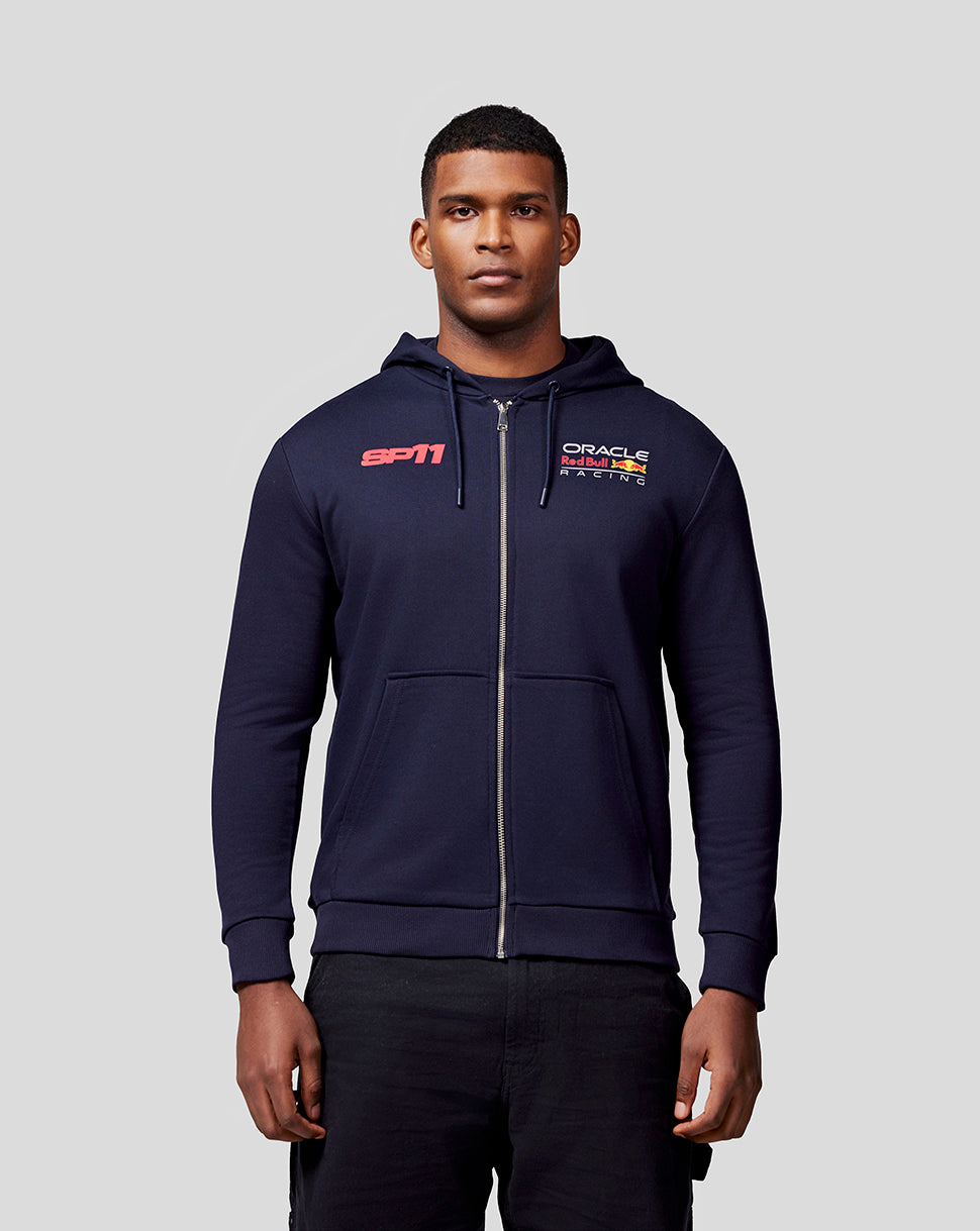 Oracle Red Bull Racing Unisex Checo Race Car Zip Hoodie - Night Sky