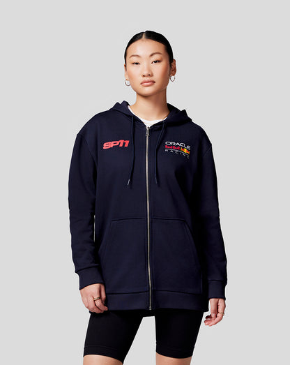 Oracle Red Bull Racing Unisex Checo Race Car Zip Hoodie - Night Sky