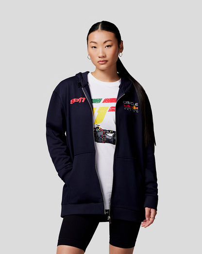 Oracle Red Bull Racing Unisex Checo Race Car Zip Hoodie - Night Sky