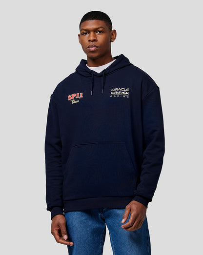 Oracle Red Bull Racing Unisex Checo Vintage Oversized Hoodie - Night Sky