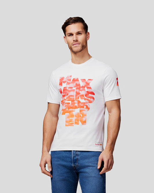 Oracle Red Bull Racing Unisex Max Expression Tee - Bright White