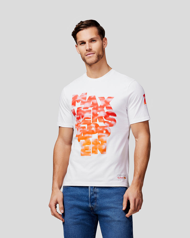 Oracle Red Bull Racing Unisex Max Expression Tee - Bright White
