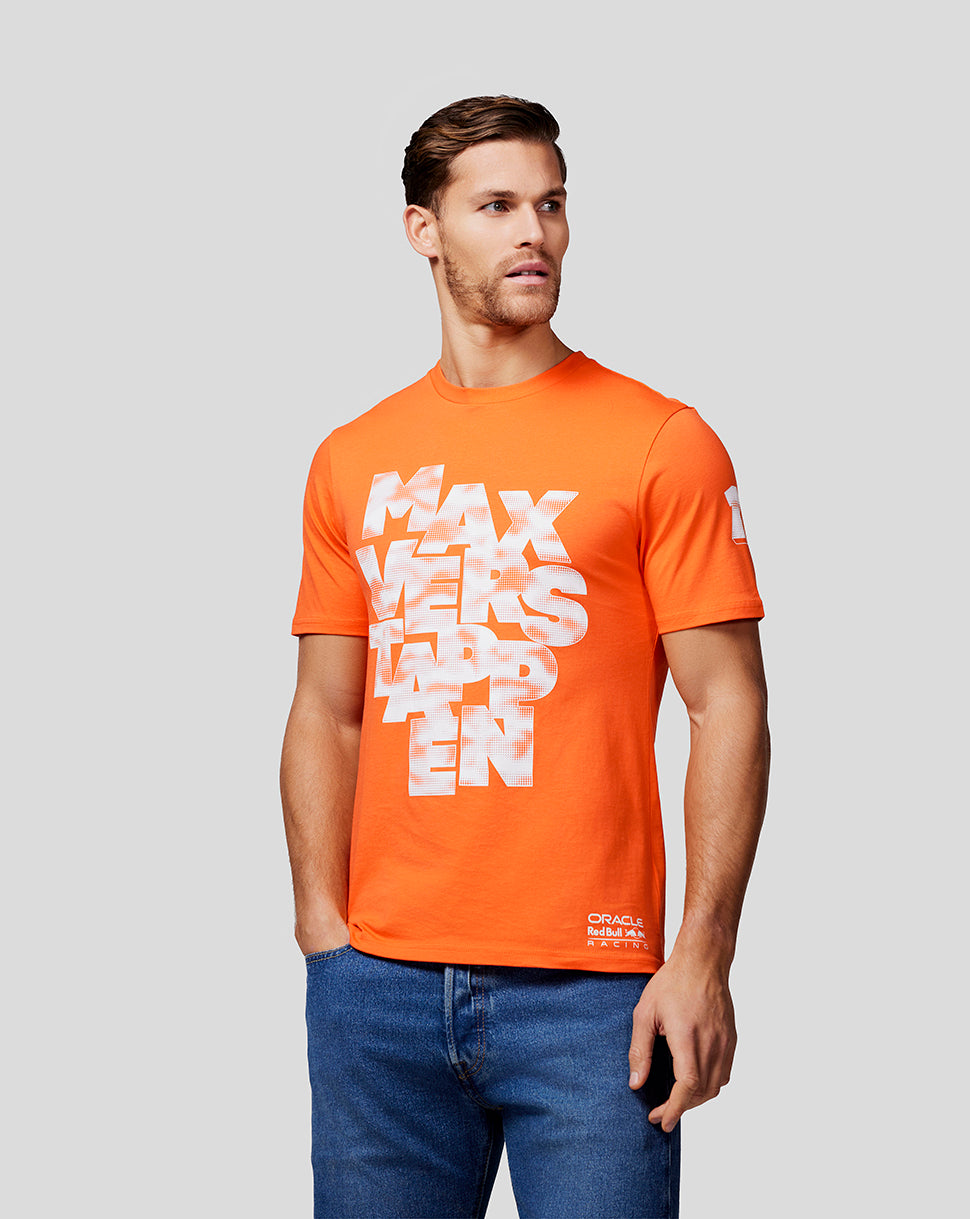 Oracle Red Bull Racing Unisex Max Expression Tee - Exotic Orange