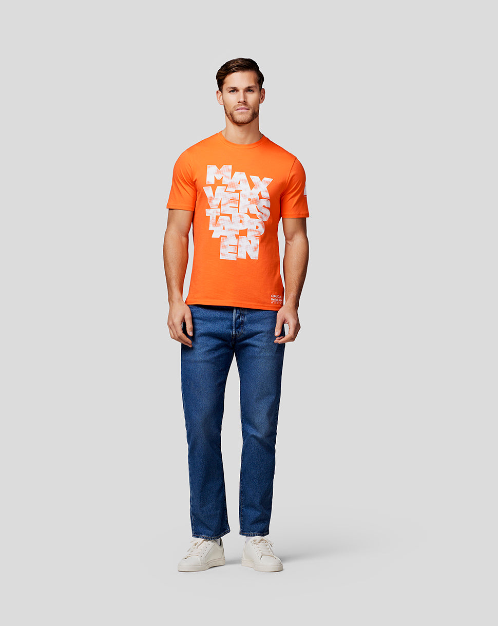 Oracle Red Bull Racing Unisex Max Expression Tee - Exotic Orange - Exotic Orange