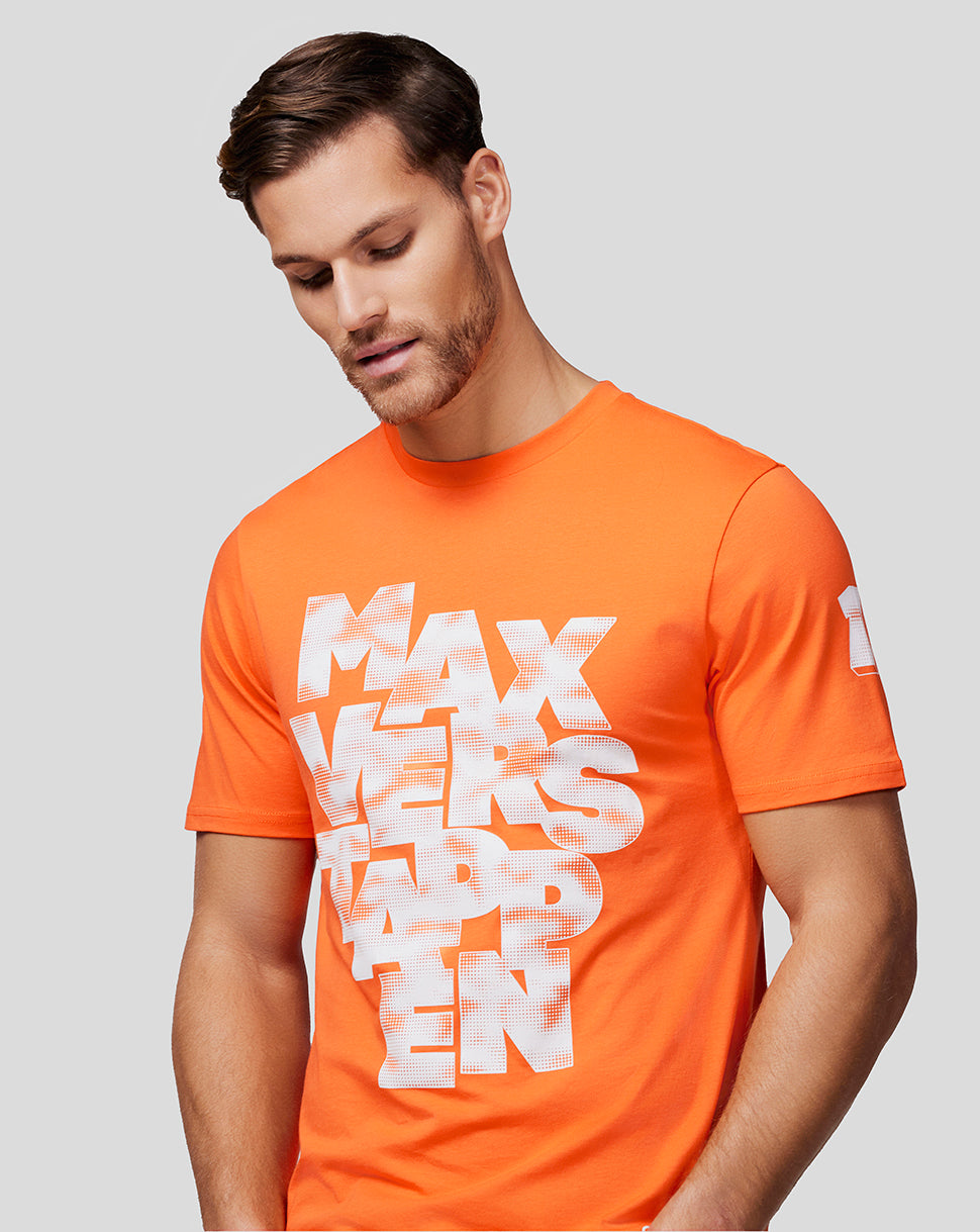 Oracle Red Bull Racing Unisex Max Expression Tee - Exotic Orange