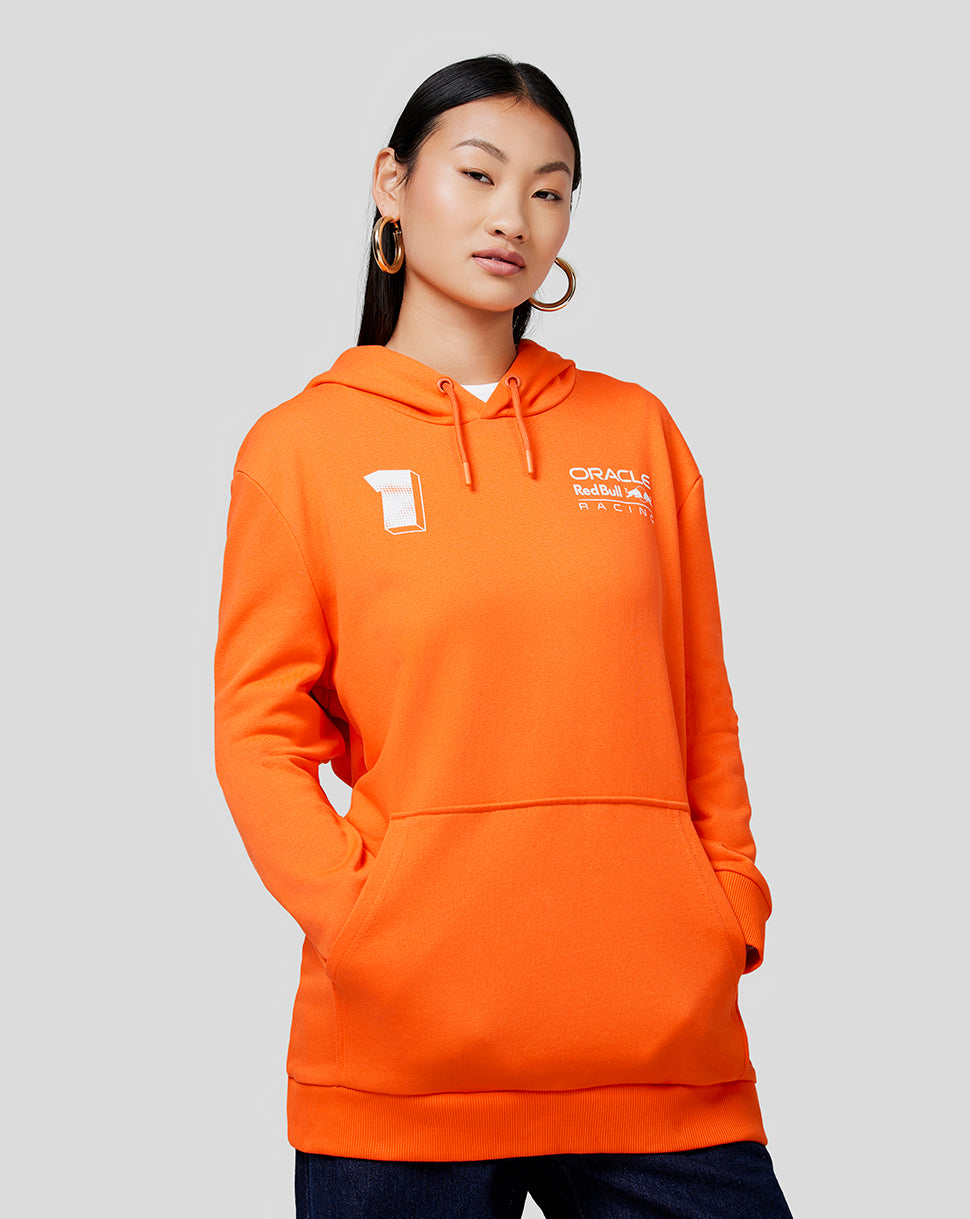 Oracle Red Bull Racing Unisex Max Expression Hoodie - Exotic Orange - Exotic Orange
