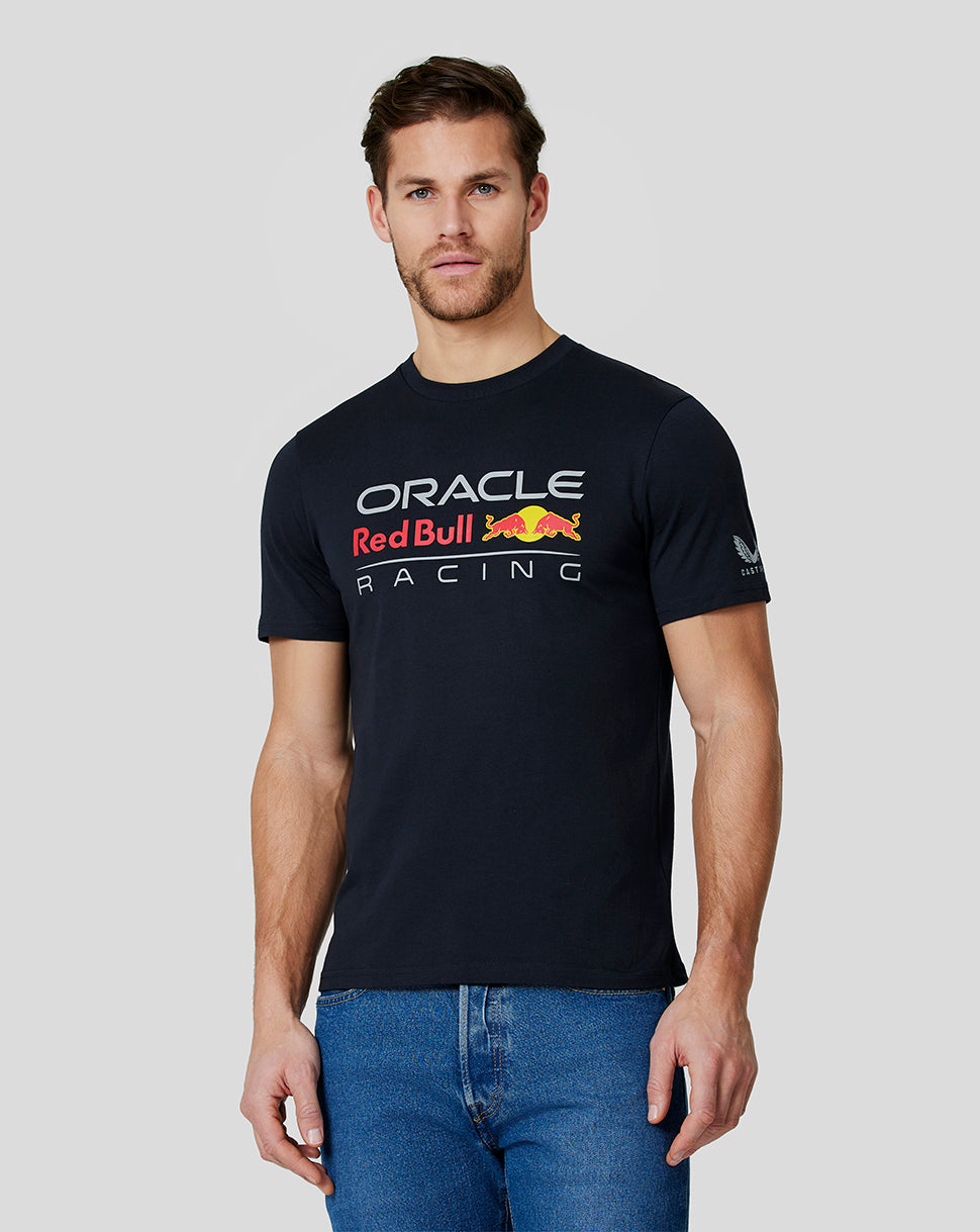 Oracle Red Bull Racing Unisex Linear Graphic Tee - Night Sky