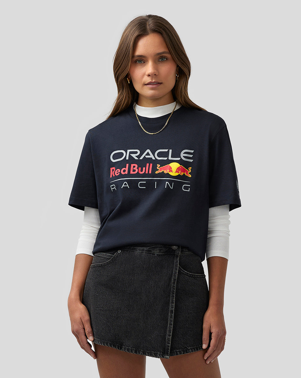 Oracle Red Bull Racing Unisex Linear Graphic Tee - Night Sky