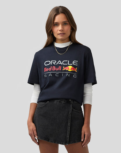 Oracle Red Bull Racing Unisex Linear Graphic Tee - Night Sky