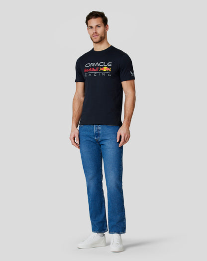 Oracle Red Bull Racing Unisex Linear Graphic Tee - Night Sky