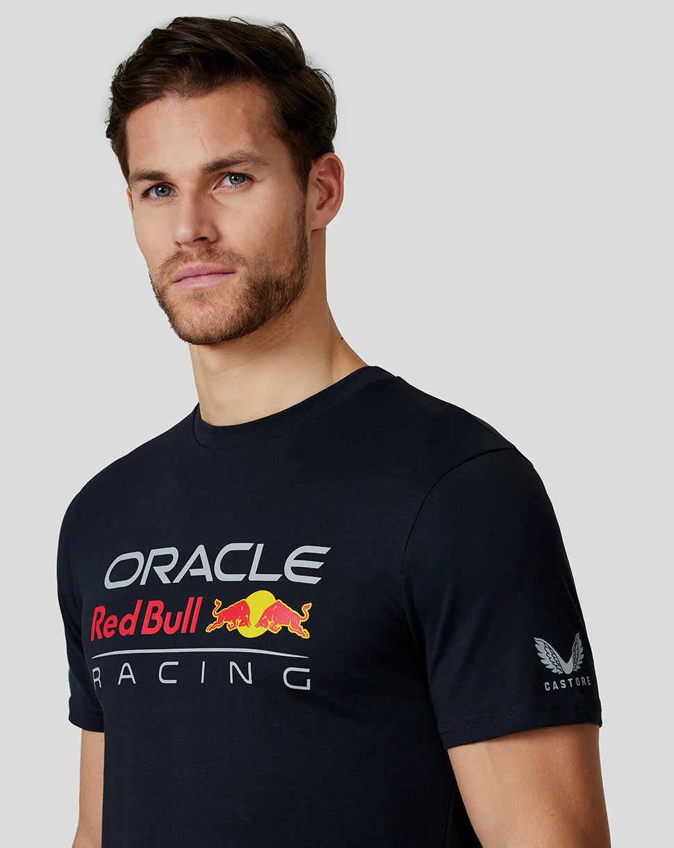 Oracle Red Bull Racing Unisex Linear Graphic Tee - Night Sky