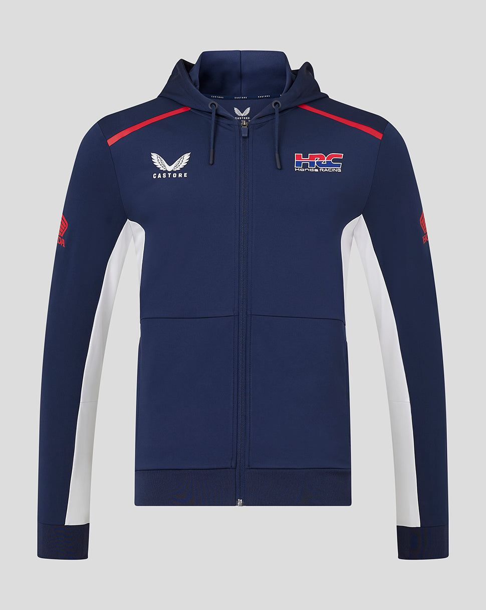 Unisex Honda Hrc Zip Up Hoodie - Black Iris - Black Iris