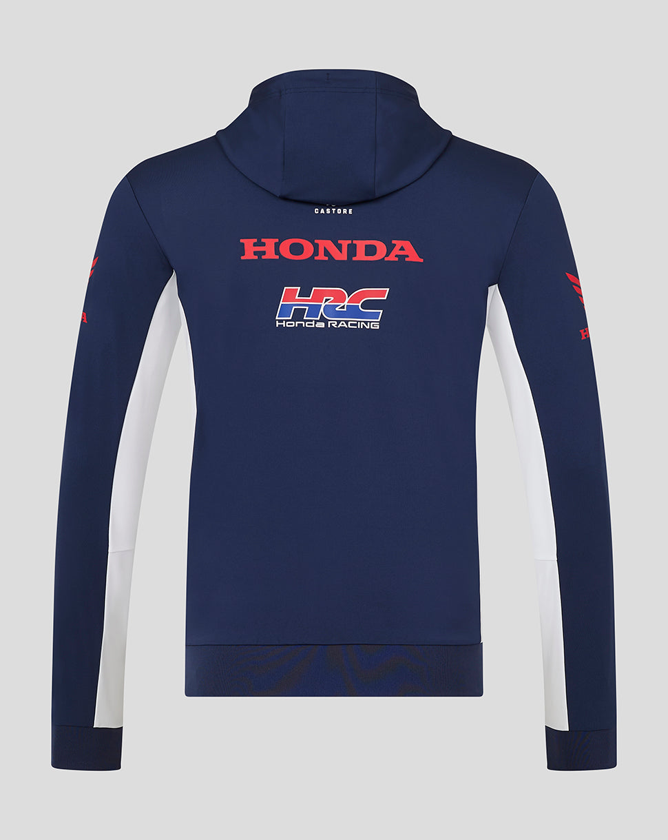 Unisex Honda Hrc Zip Up Hoodie - Black Iris - Black Iris
