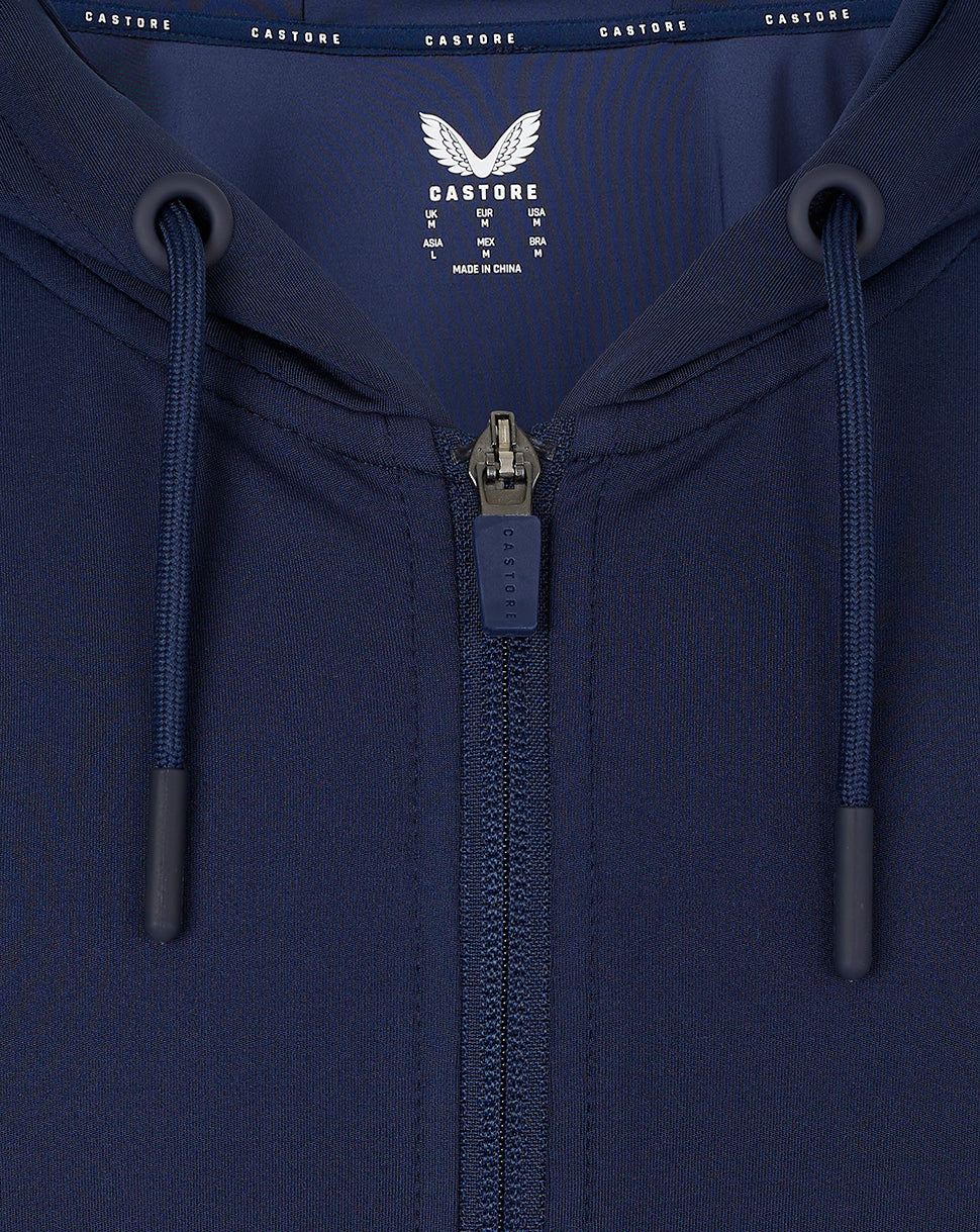 Unisex Honda Hrc Zip Up Hoodie - Black Iris - Black Iris