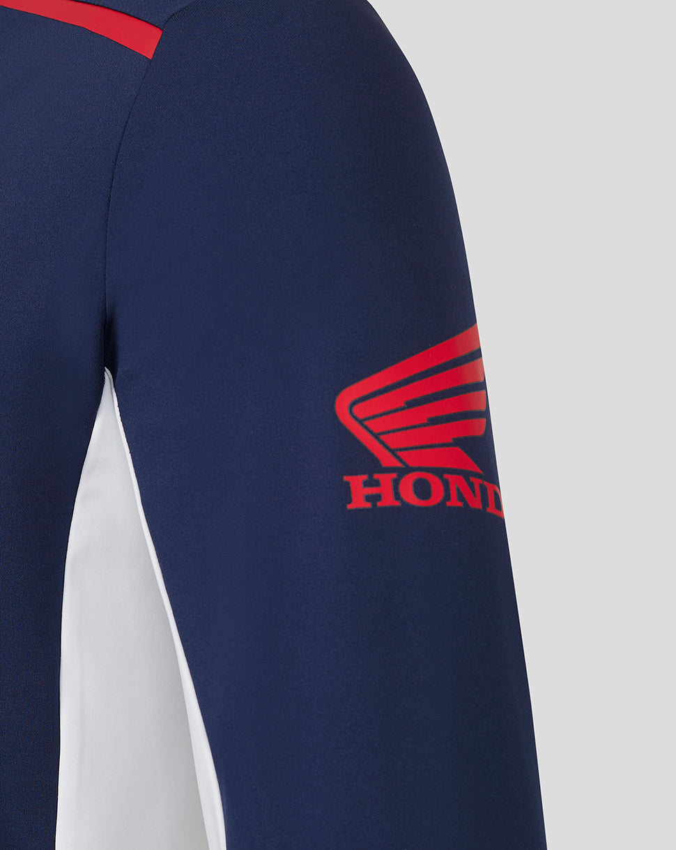 Unisex Honda Hrc Zip Up Hoodie - Black Iris - Black Iris