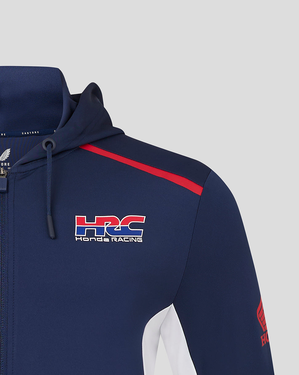Unisex Honda Hrc Zip Up Hoodie - Black Iris - Black Iris