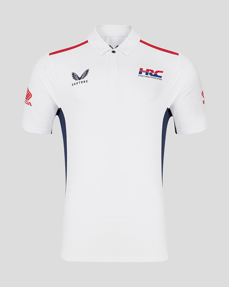 Unisex Honda Hrc Polo Shirt - White - White