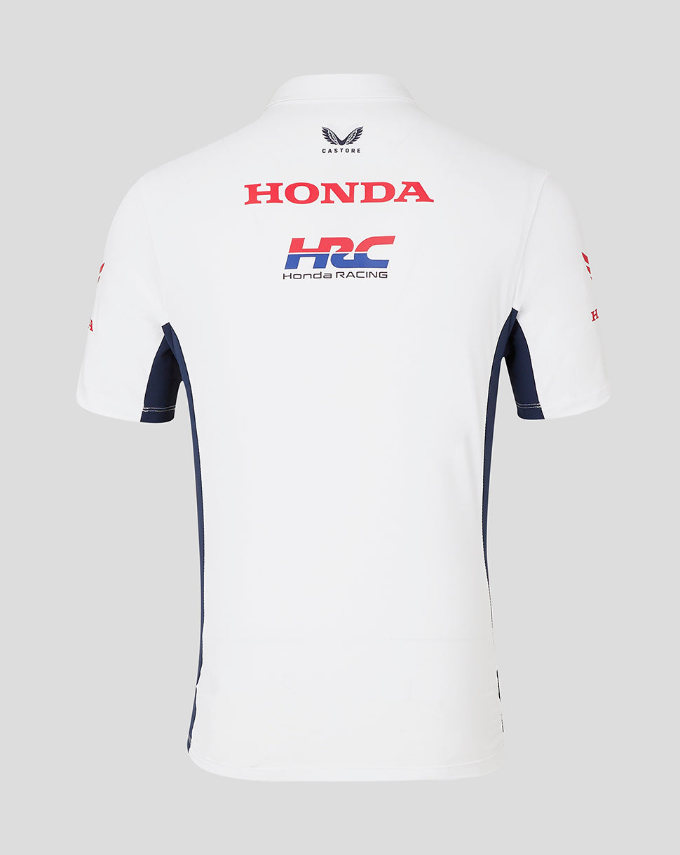 Unisex Honda Hrc Polo Shirt - White - White