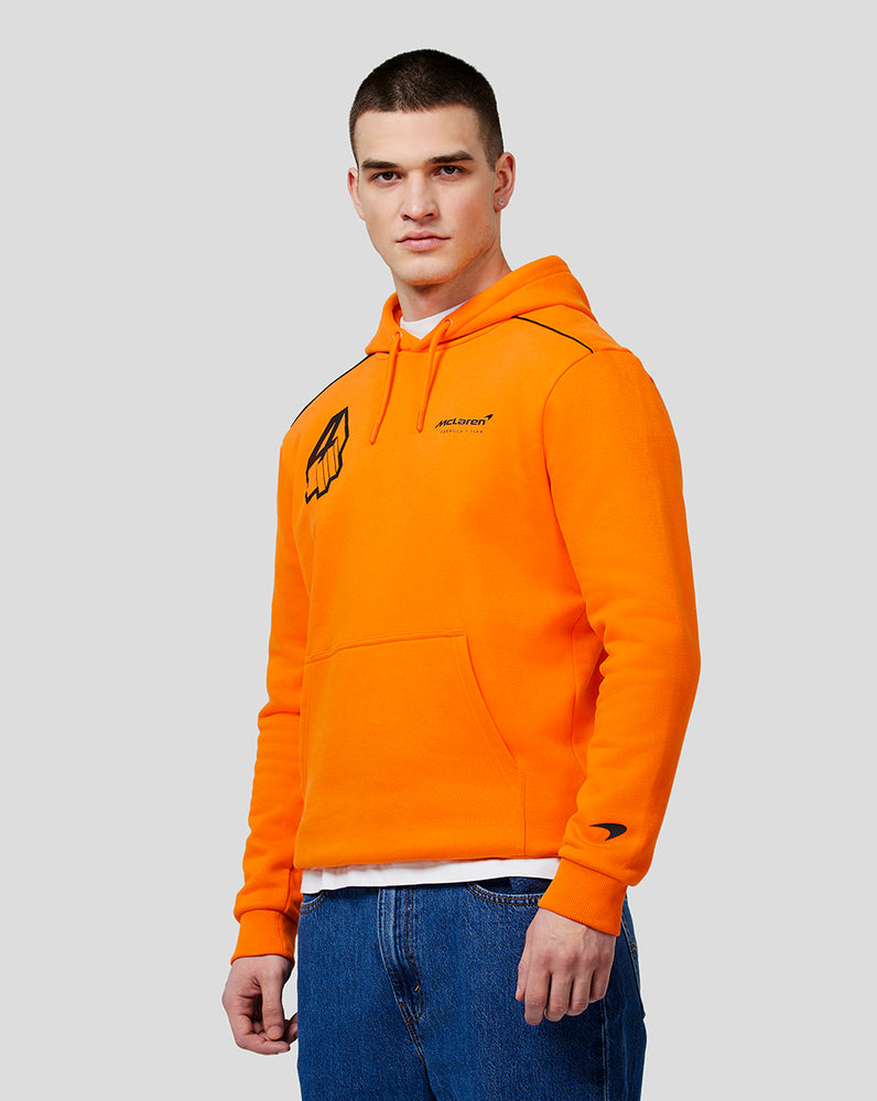 Scuba sweatshirt with a hood - papaya