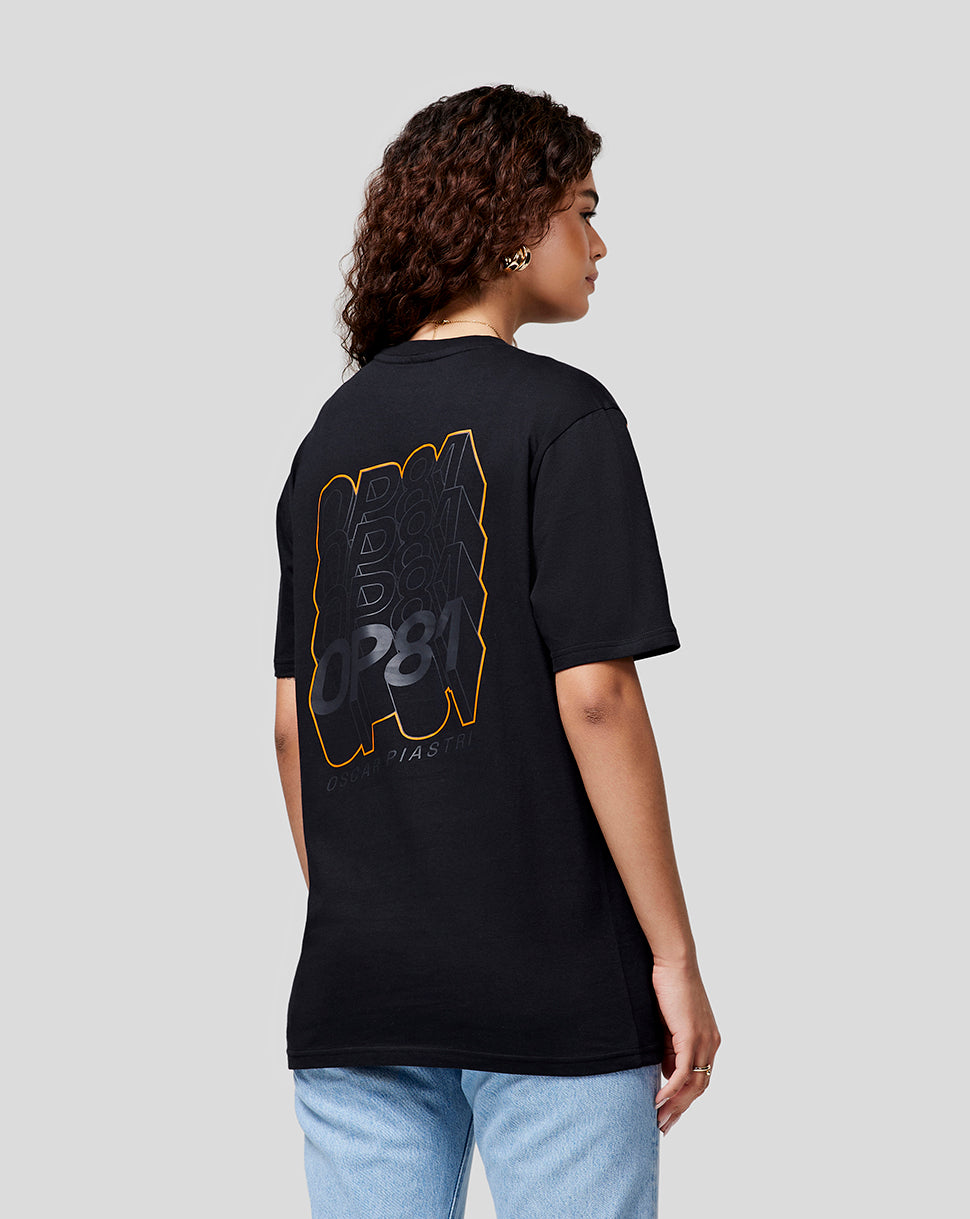 McLaren Unisex Core Driver T-Shirt Oscar Piastri - Anthracite