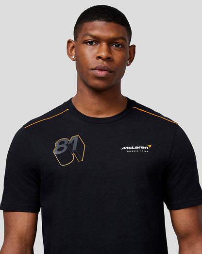 McLaren Unisex Core Driver T-Shirt Oscar Piastri - Anthracite