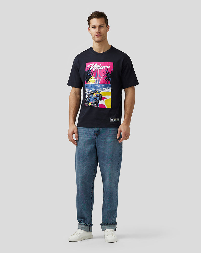 Oracle Red Bull Racing Unisex Miami Short Sleeve Oversized T-Shirt