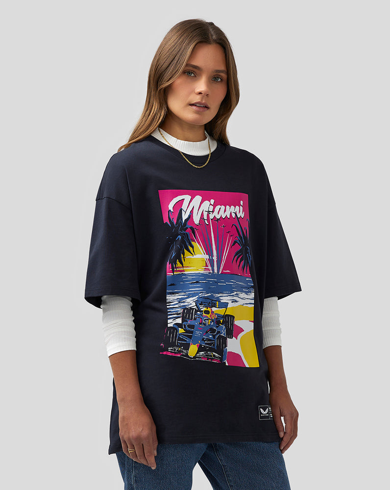 Oracle Red Bull Racing Unisex Miami Short Sleeve Oversized T-Shirt