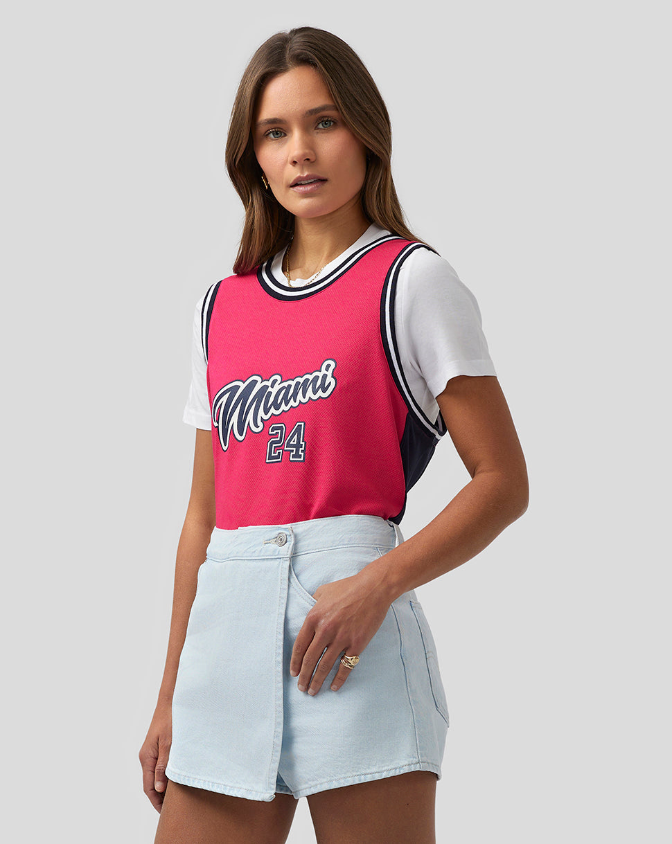 Oracle Red Bull Racing Unisex Miami Basketball Jersey - Beetroot Purple