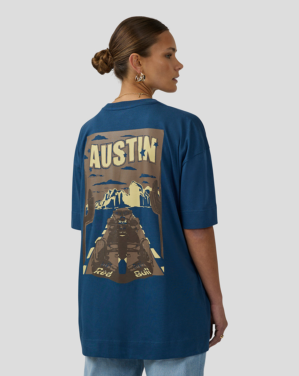 Oracle Red Bull Racing Austin Short Sleeve T-Shirt - Dark Denim