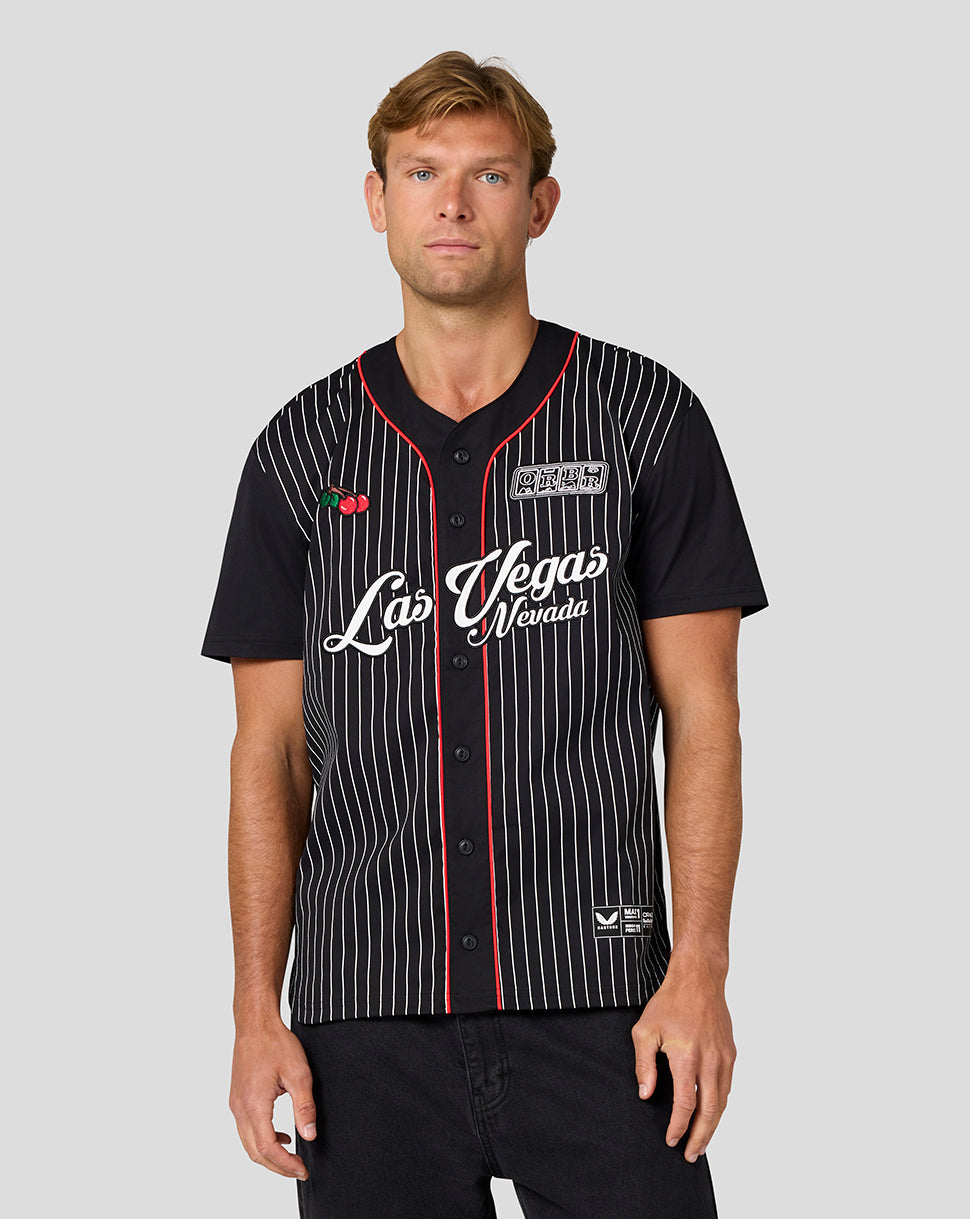 Oracle Red Bull Racing Las Vegas Baseball Jersey - Caviar Black