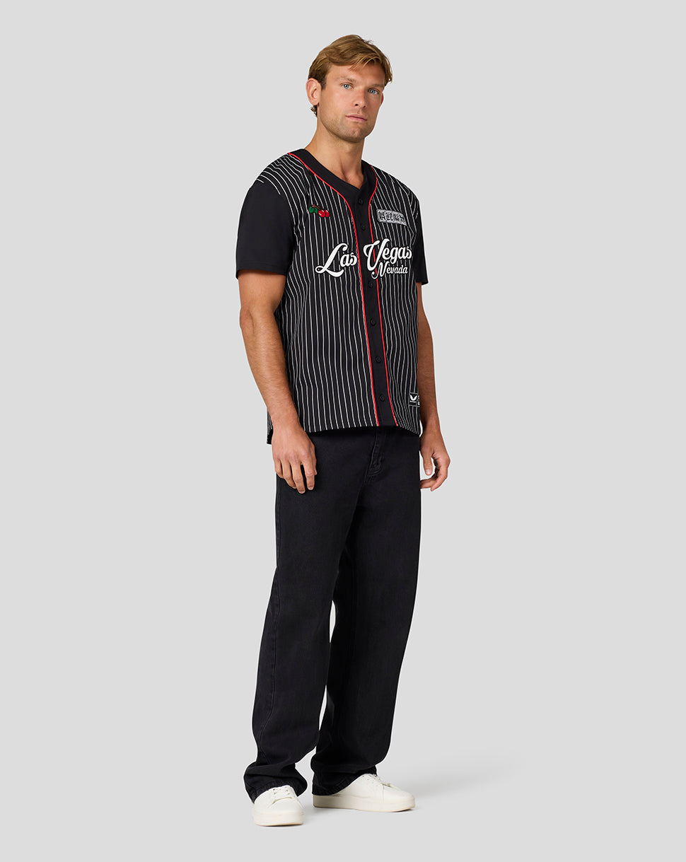 Oracle Red Bull Racing Las Vegas Baseball Jersey - Caviar Black
