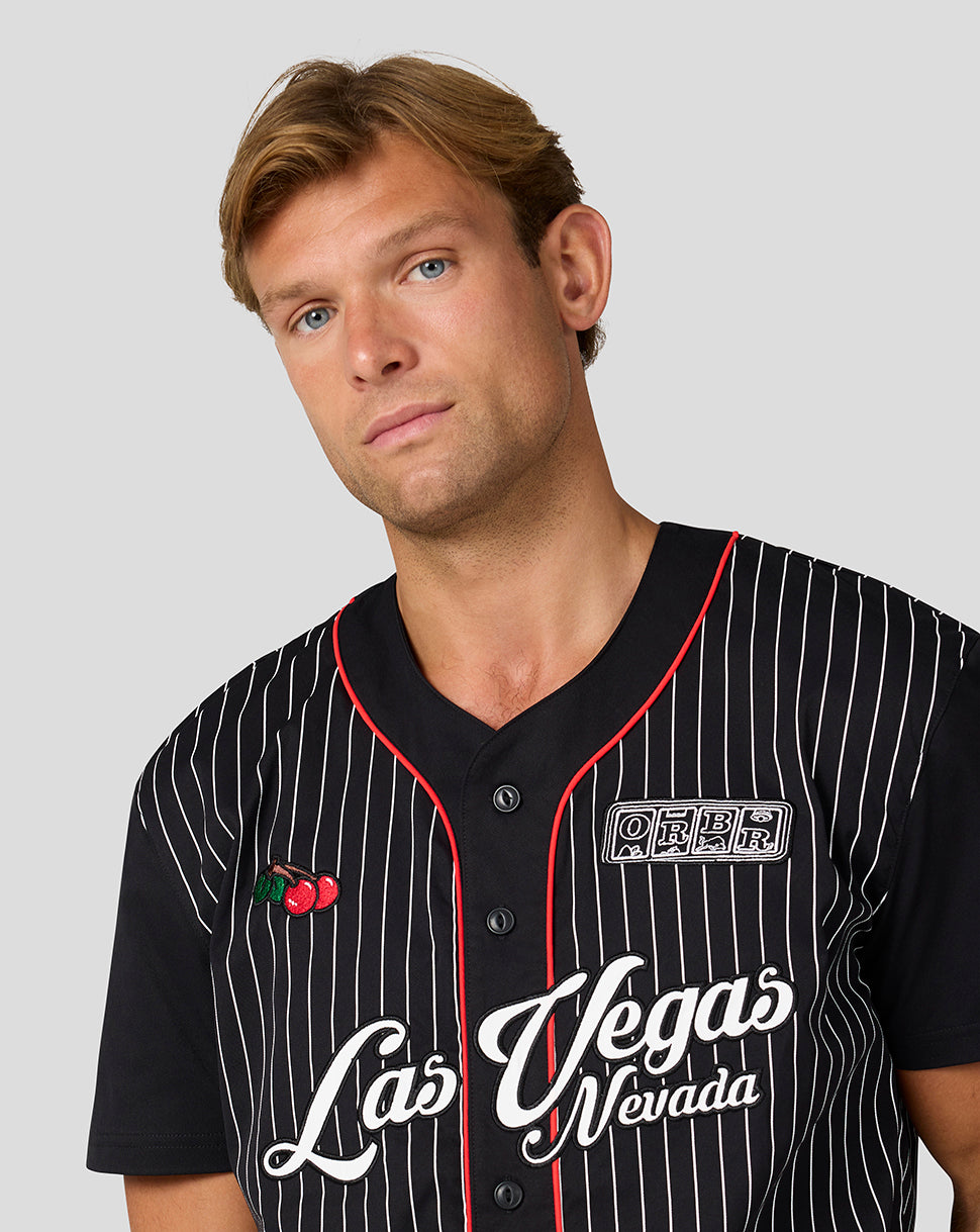 Oracle Red Bull Racing Las Vegas Baseball Jersey - Caviar Black