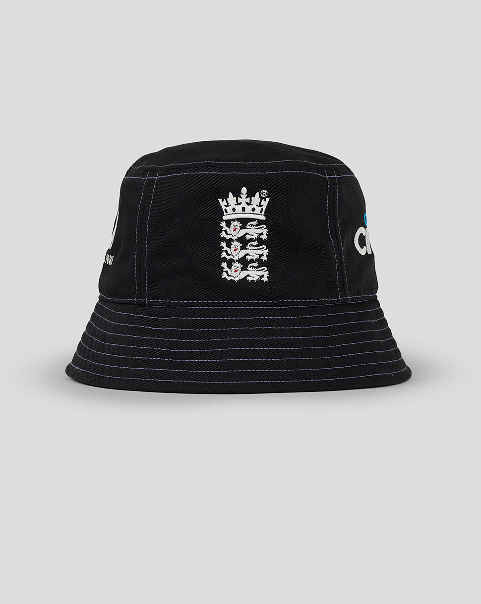 England Cricket 24/25 Training Bucket Hat - Black