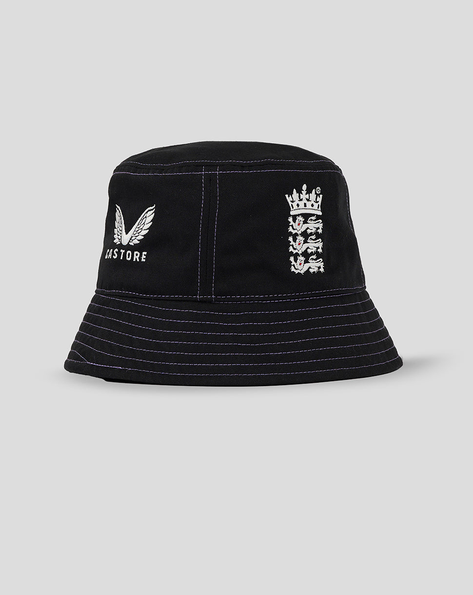 England Cricket 24/25 Training Bucket Hat - Black