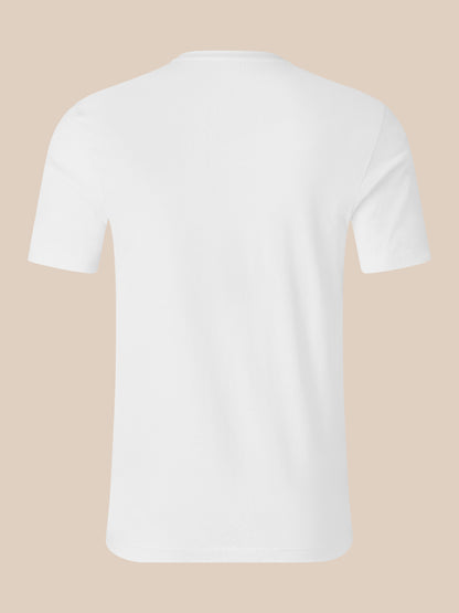 Unisex Short Sleeve Cotton T-Shirt - White
