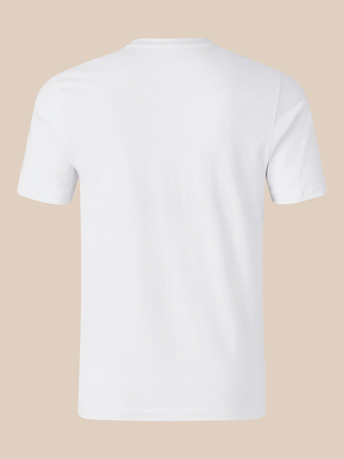 Unisex Short Sleeve Cotton T-Shirt - Brilliant White - White