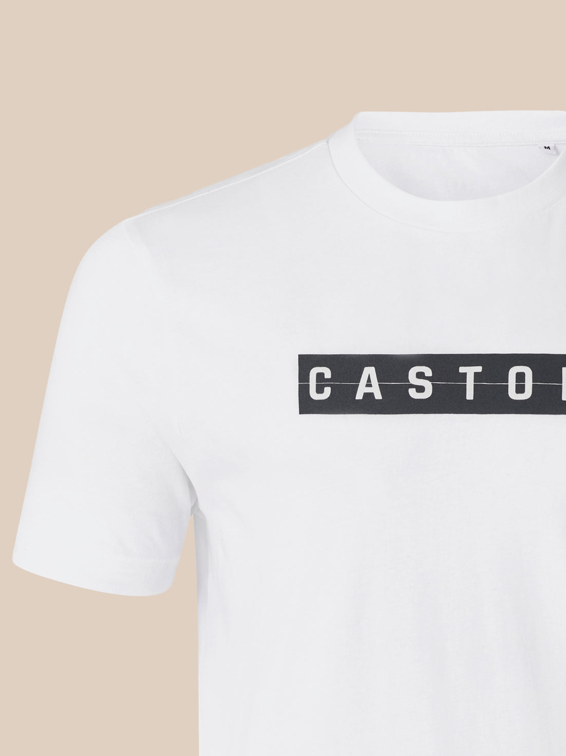 Unisex Short Sleeve Cotton T-Shirt - Brilliant White - White