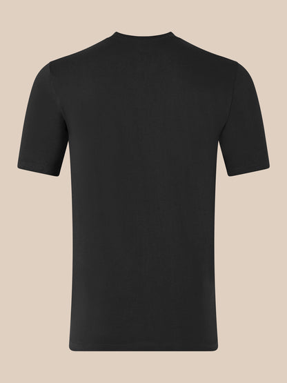 Unisex Short Sleeve Cotton T-Shirt - Black