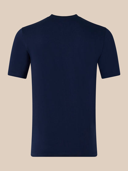 Unisex Short Sleeve Cotton T-Shirt - Navy