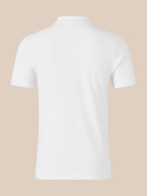 Men's Short Sleeve Polo - White