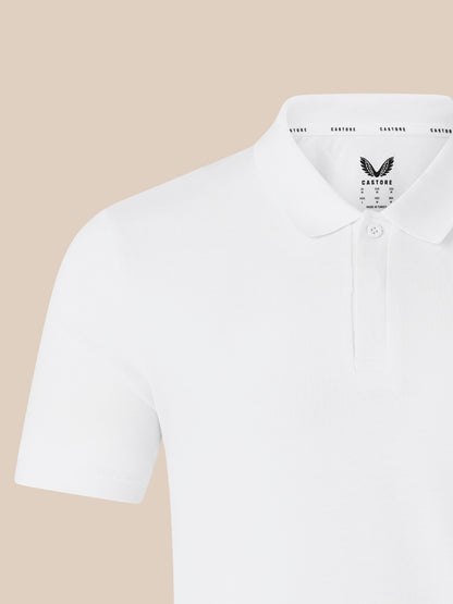 Men's Short Sleeve Polo - White