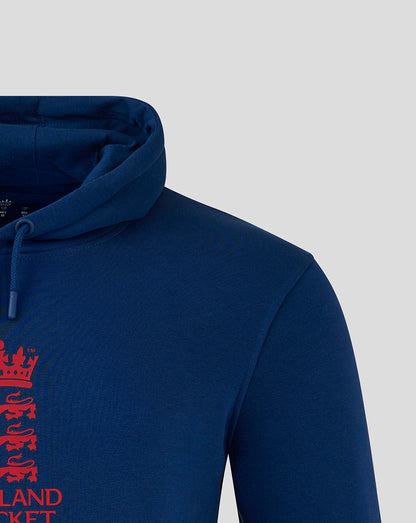 England Cricket Unisex 24/25 Core Overhead Hoodie - Navy