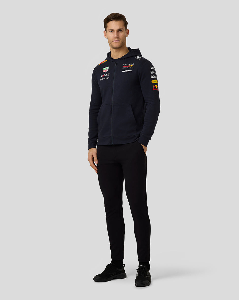 Oracle Red Bull Racing Unisex Teamline Full Zip Hoodie - Night Sky - Night Sky